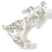 Load image into Gallery viewer, Silver Poodle Pendant