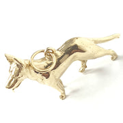 Load image into Gallery viewer, 9ct Gold German Shepherd Dog Pendant