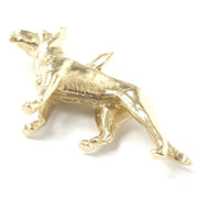 Load image into Gallery viewer, 9ct Gold German Shepherd Dog Pendant