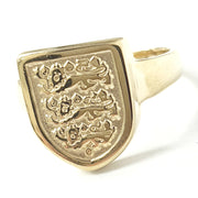 Load image into Gallery viewer, 9ct Gold Three Lions England's Football Ring