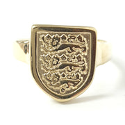 Load image into Gallery viewer, 9ct Gold Three Lions England's Football Ring