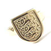 Load image into Gallery viewer, 9ct Gold Three Lions England's Football Ring