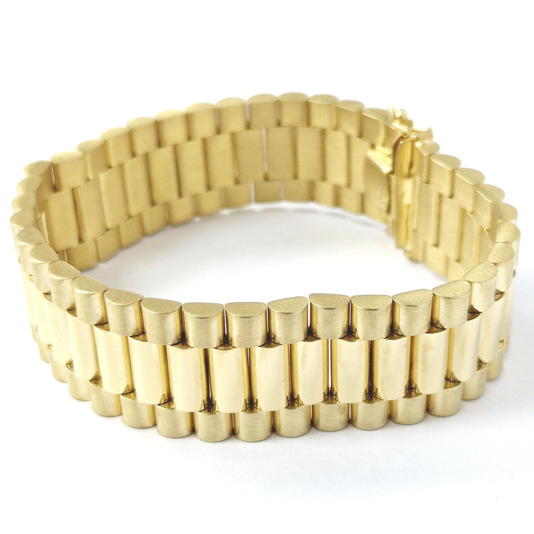 9ct Gold Rolex Style Bracelet