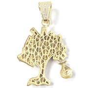 Load image into Gallery viewer, 9ct Gold Zirconia Money Tree Pendant