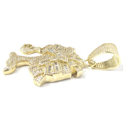 Load image into Gallery viewer, 9ct Gold Zirconia Money Tree Pendant