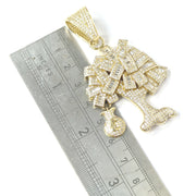 Load image into Gallery viewer, 9ct Gold Zirconia Money Tree Pendant