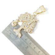 Load image into Gallery viewer, 9ct Gold Zirconia Money Tree Pendant