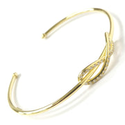 Load image into Gallery viewer, 9ct Gold Open Infinity Bangle