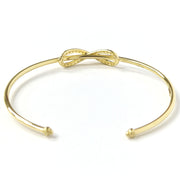 Load image into Gallery viewer, 9ct Gold Open Infinity Bangle