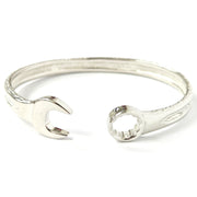 Load image into Gallery viewer, Silver Spanner Bangle