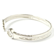 Load image into Gallery viewer, Silver Spanner Bangle