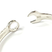 Load image into Gallery viewer, Silver Spanner Bangle