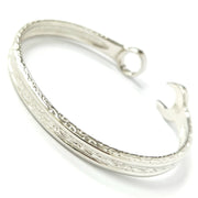 Load image into Gallery viewer, Silver Spanner Bangle