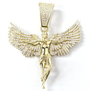 Load image into Gallery viewer, 9ct Gold Angel Lady Pendant
