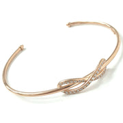 Load image into Gallery viewer, 9ct Rose Gold Open Infinity Bangle