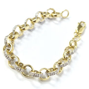 Load image into Gallery viewer, 9ct Gold Baby Belcher Bracelet
