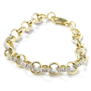Load image into Gallery viewer, 9ct Gold Baby Belcher Bracelet
