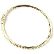 Load image into Gallery viewer, 9ct Gold Patterned Bangle

