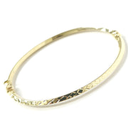 Load image into Gallery viewer, 9ct Gold Patterned Bangle
