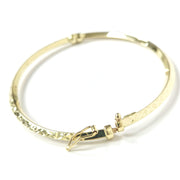 Load image into Gallery viewer, 9ct Gold Patterned Bangle
