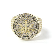 Load image into Gallery viewer, 9ct Gold Leaf Ring
