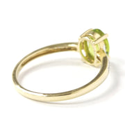 Load image into Gallery viewer, 9ct Yellow Gold Diamond &amp; Green Stone Ring
