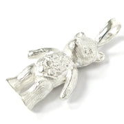 Load image into Gallery viewer, Silver Teddy Bear Pendant

