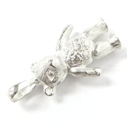 Load image into Gallery viewer, Silver Teddy Bear Pendant
