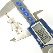 Load image into Gallery viewer, Silver Teddy Bear Pendant
