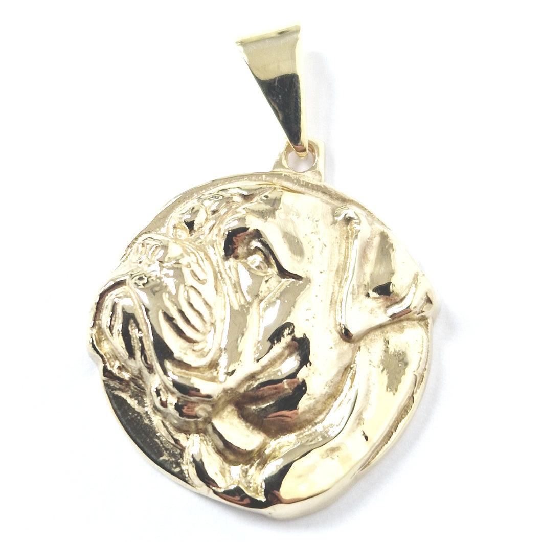 9ct Gold Boxer Pendant