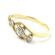 Load image into Gallery viewer, 18ct Yellow Gold Diamond Ring
