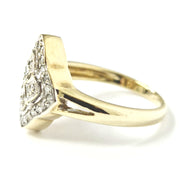 Load image into Gallery viewer, 9ct Yellow Gold Diamond Ring
