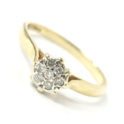 Load image into Gallery viewer, 9ct Yellow Gold Diamond Ring
