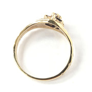 Load image into Gallery viewer, 9ct Yellow Gold Garnet &amp; Diamond Ring
