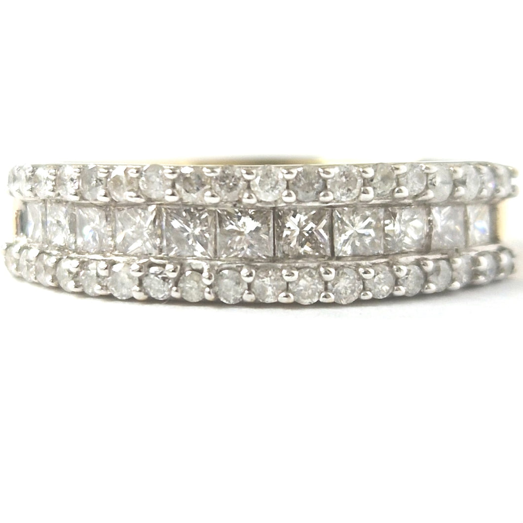 9ct Yellow Gold Diamond Ring