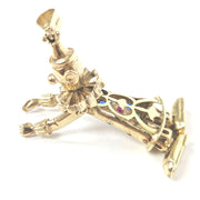 Load image into Gallery viewer, 9ct Gold Clown Pendant
