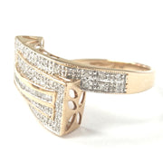 Load image into Gallery viewer, 9ct Rose Gold Diamond Cluster Ring
