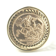 Load image into Gallery viewer, 9ct Gold St George Ring
