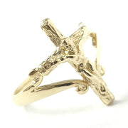 Load image into Gallery viewer, 9ct Gold Crucifix Ring
