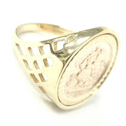 Load image into Gallery viewer, 9ct Gold St George Ring
