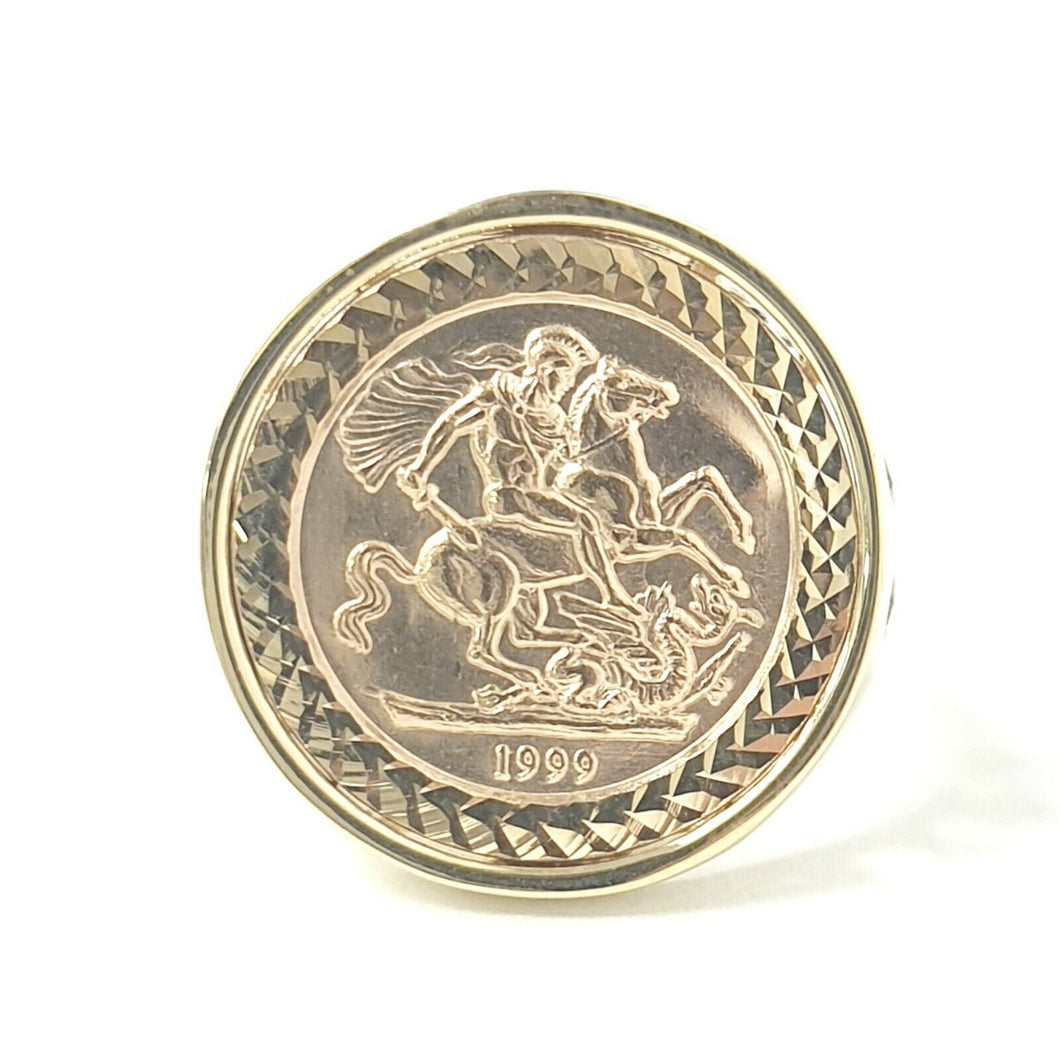 9ct Gold St George Ring