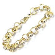 Load image into Gallery viewer, 9ct Gold Belcher Bracelet
