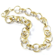 Load image into Gallery viewer, 9ct Gold Belcher Bracelet
