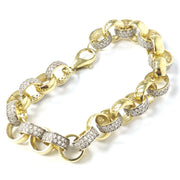 Load image into Gallery viewer, 9ct Gold Belcher Bracelet
