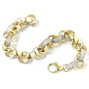 Load image into Gallery viewer, 9ct Gold Belcher Bracelet
