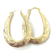 Load image into Gallery viewer, 9ct Gold Hoop Earrings
