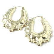 Load image into Gallery viewer, 9ct Gold Creole Hoop Earrings
