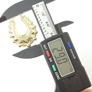 Load image into Gallery viewer, 9ct Gold Creole Hoop Earrings
