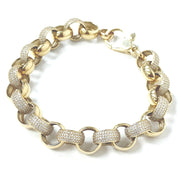 Load image into Gallery viewer, 9ct Gold Belcher Bracelet
