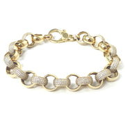 Load image into Gallery viewer, 9ct Gold Belcher Bracelet

